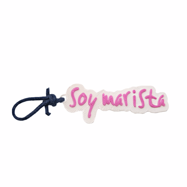 Llavero Soy Marista 3D